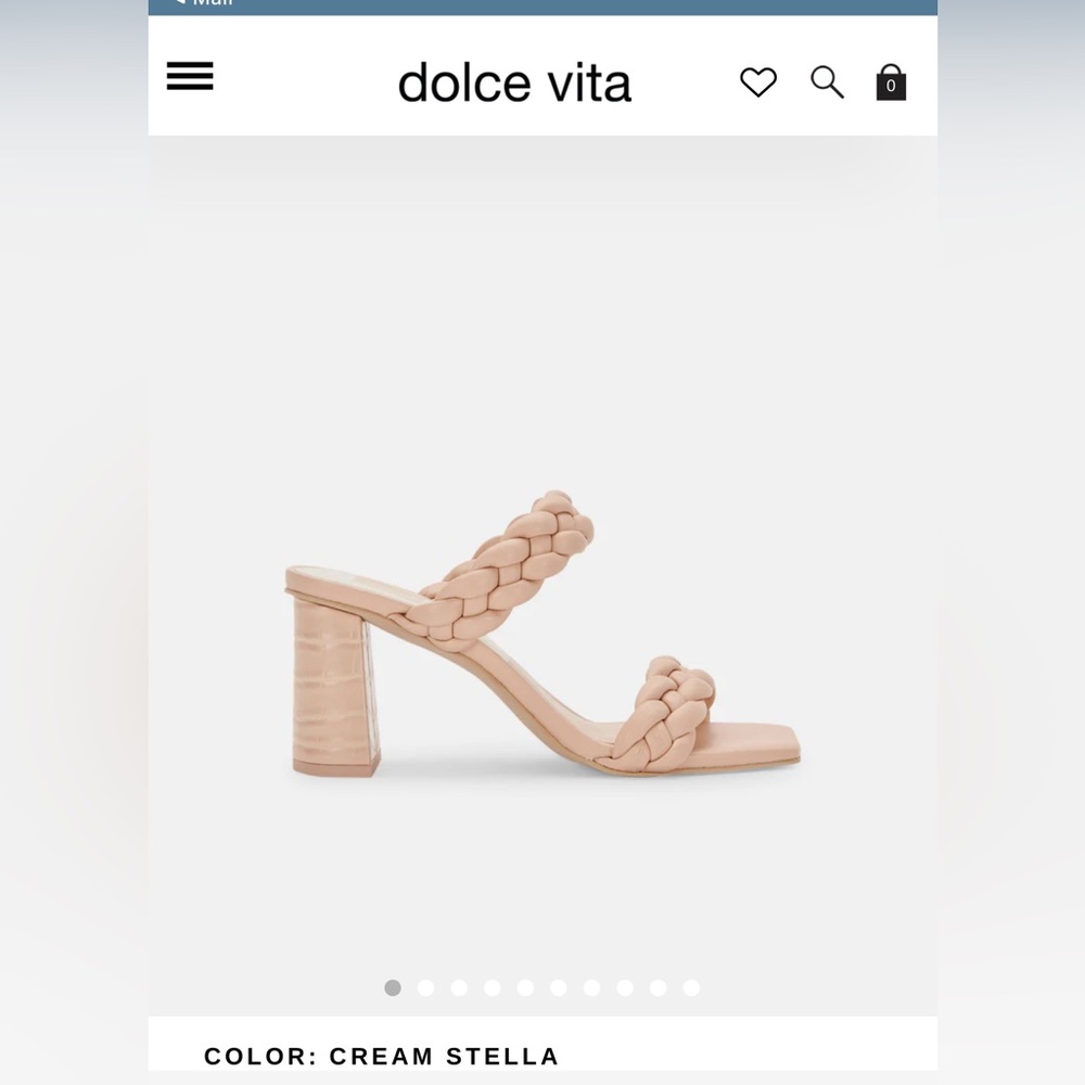 Cream Stella size 6 dolce vita heels